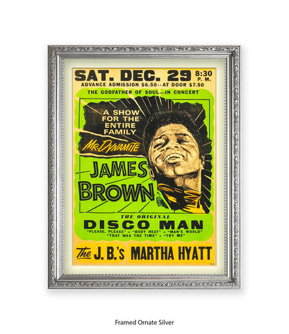 James Brown The Original Disco Man Art Print