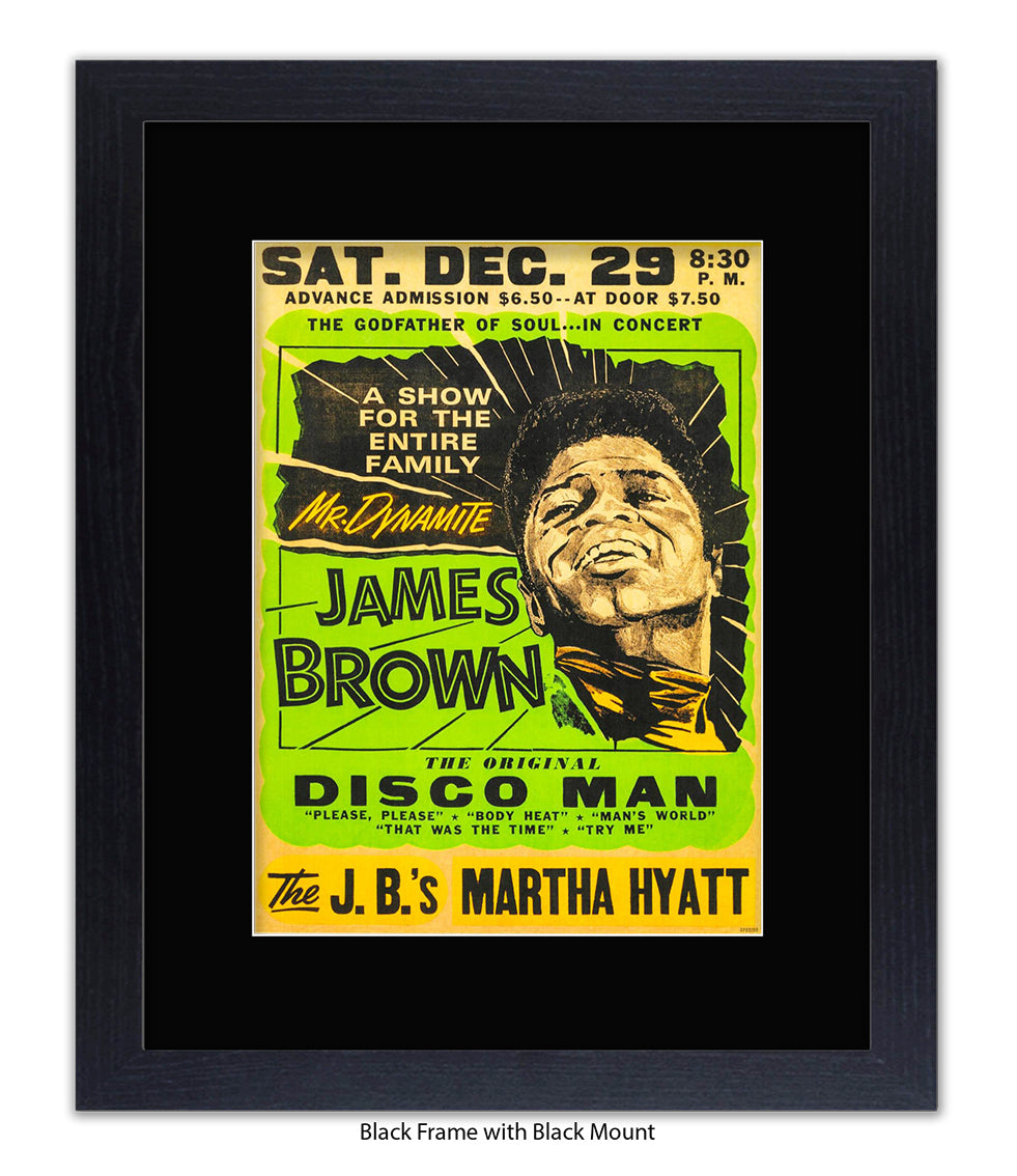 James Brown The Original Disco Man Art Print