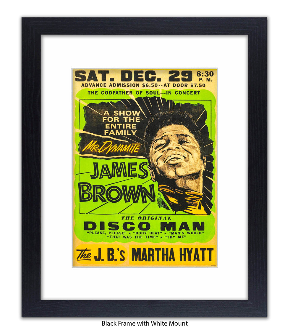 James Brown The Original Disco Man Art Print