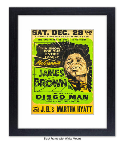James Brown The Original Disco Man Art Print