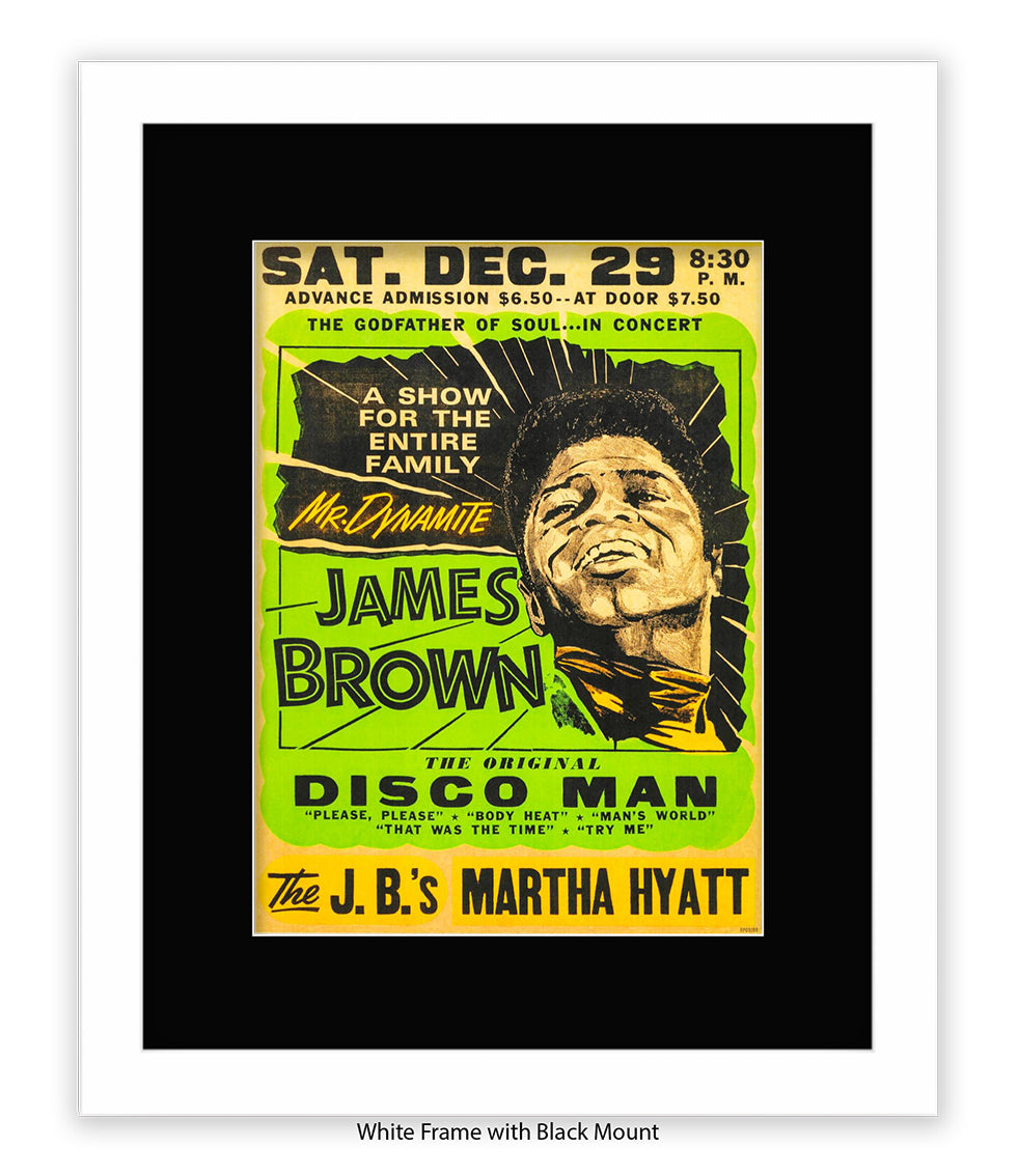 James Brown The Original Disco Man Art Print