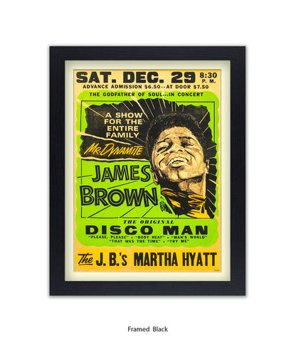 James Brown The Original Disco Man Art Print