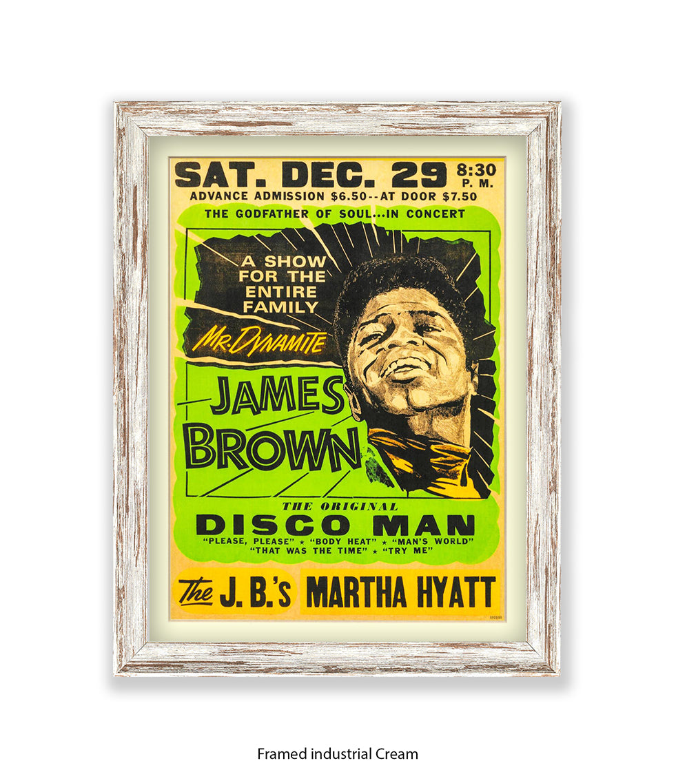 James Brown The Original Disco Man Art Print
