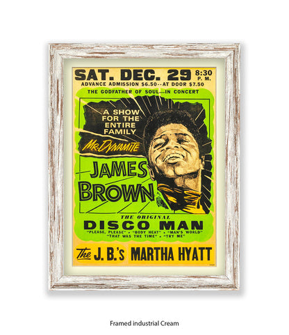 James Brown The Original Disco Man Art Print
