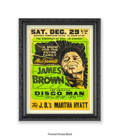 James Brown The Original Disco Man Art Print
