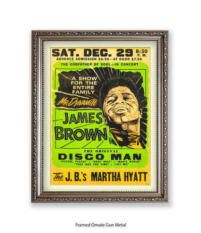 James Brown The Original Disco Man Art Print