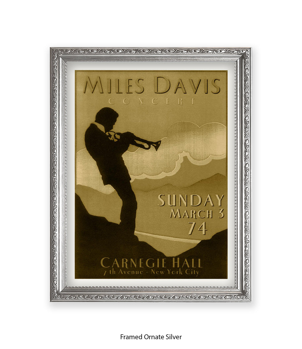 Miles Davis Carnegie Hall Art Print