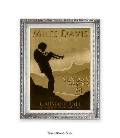Miles Davis Carnegie Hall Art Print