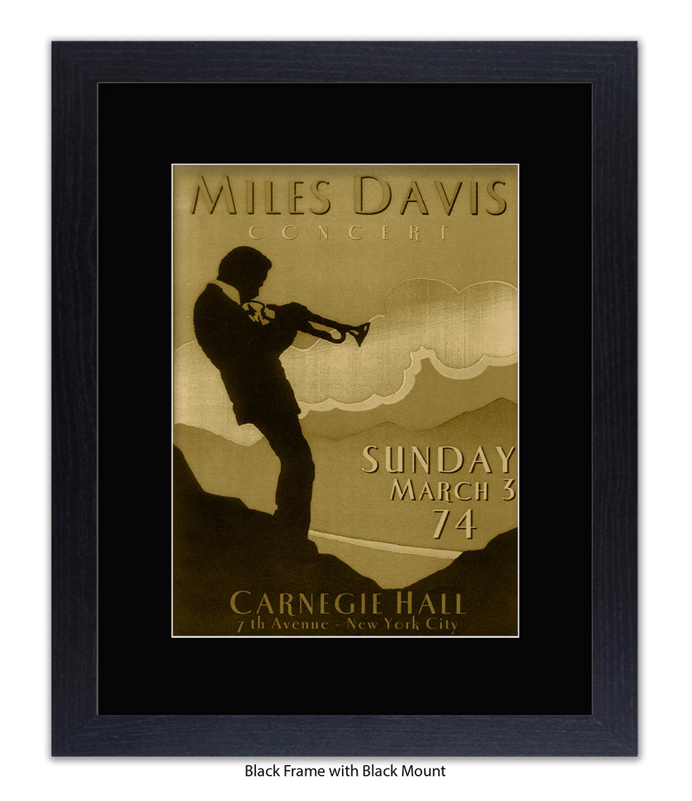Miles Davis Carnegie Hall Art Print