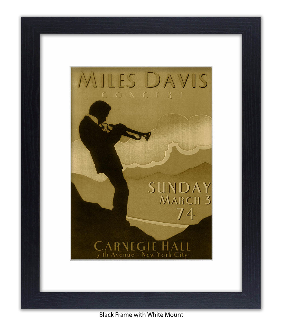 Miles Davis Carnegie Hall Art Print