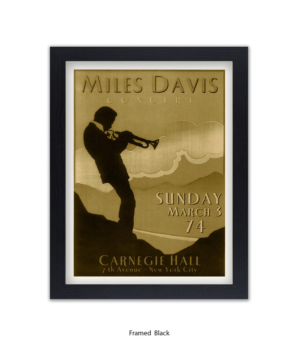 Miles Davis Carnegie Hall Art Print