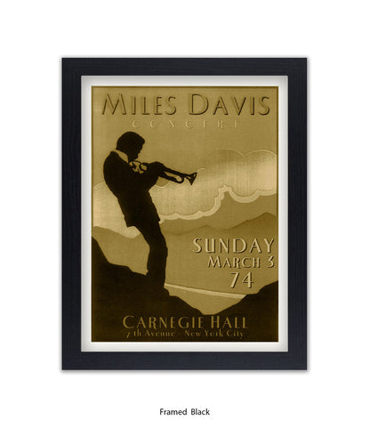 Miles Davis Carnegie Hall Art Print