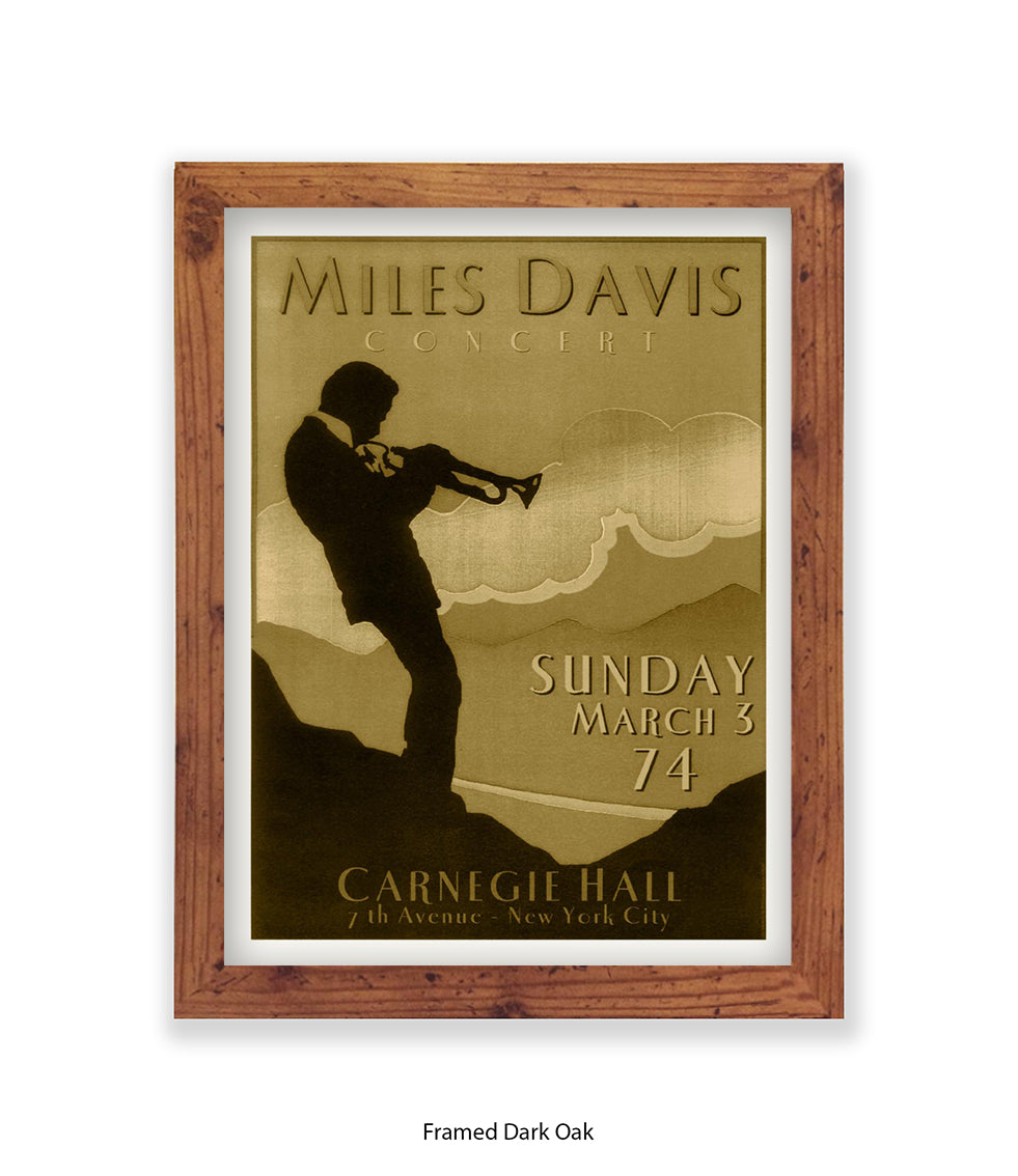 Miles Davis Carnegie Hall Art Print