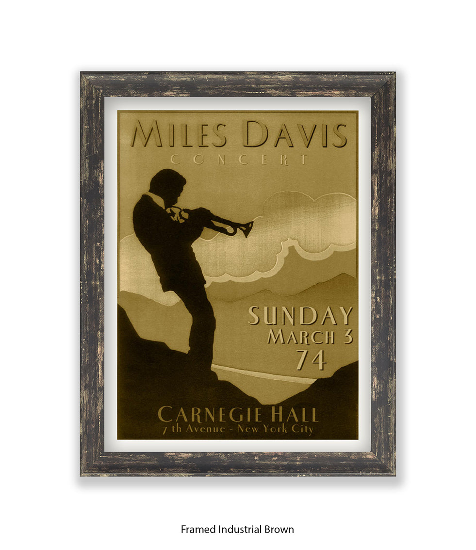 Miles Davis Carnegie Hall Art Print