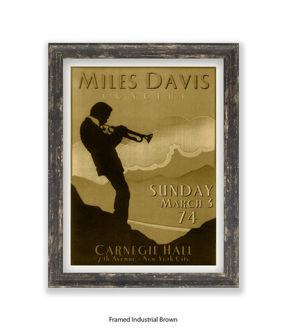 Miles Davis Carnegie Hall Art Print