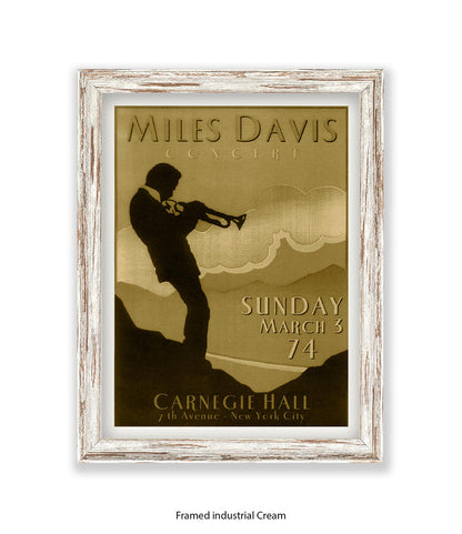 Miles Davis Carnegie Hall Art Print