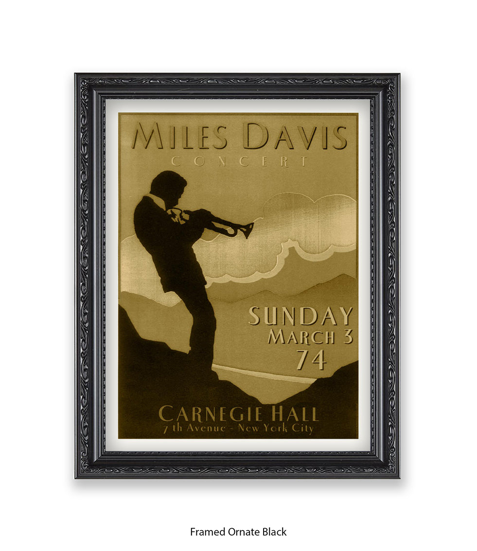 Miles Davis Carnegie Hall Art Print