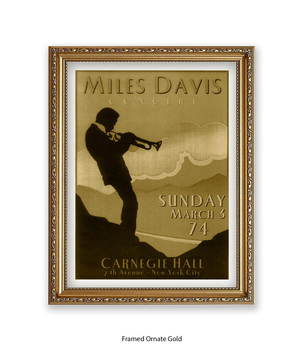 Miles Davis Carnegie Hall Art Print