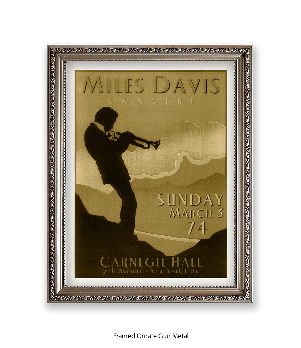Miles Davis Carnegie Hall Art Print