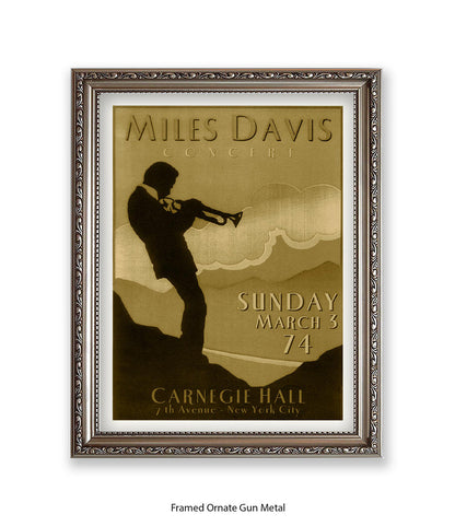 Miles Davis Carnegie Hall Art Print