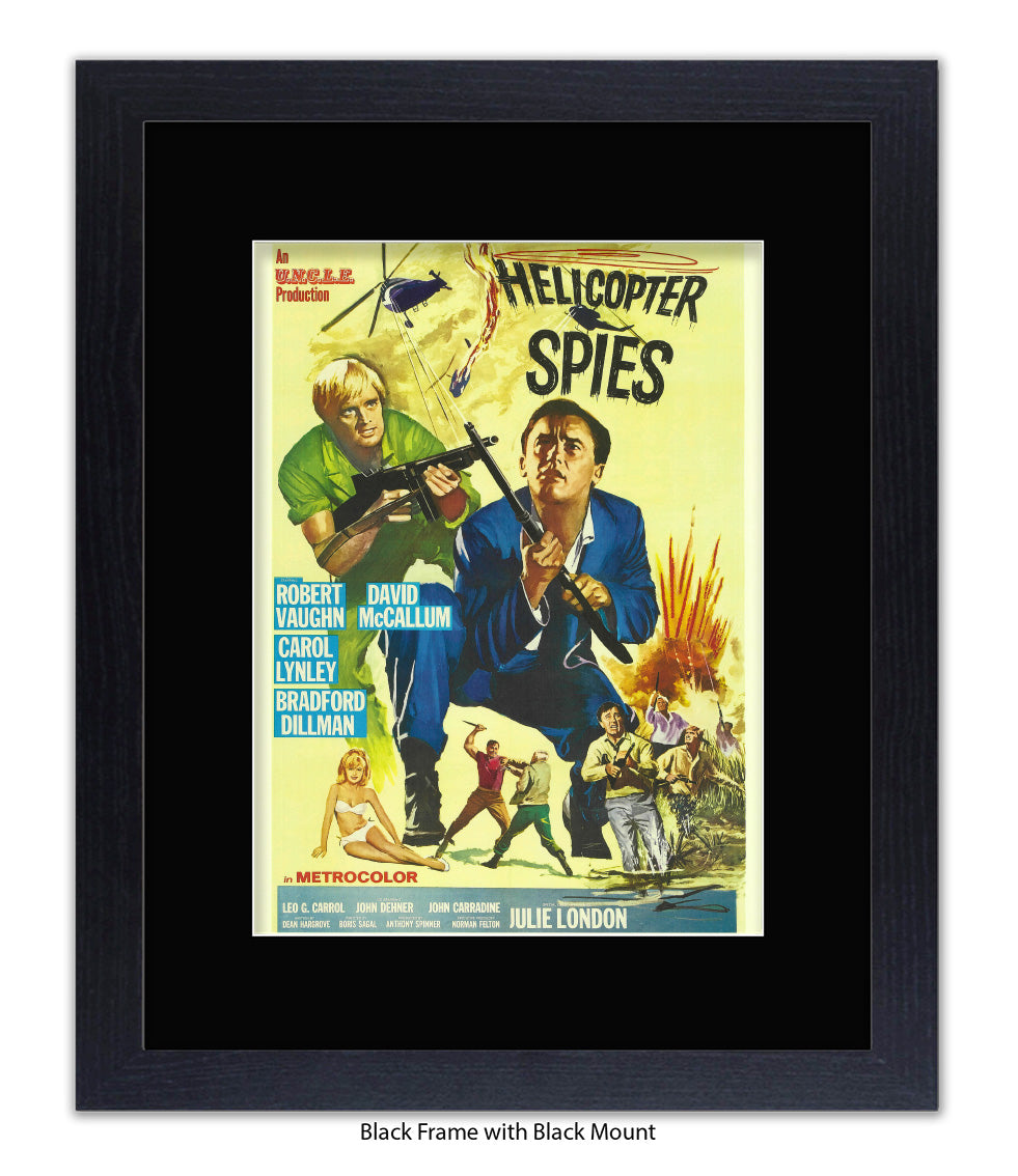 Helicopter Spies - Art Print