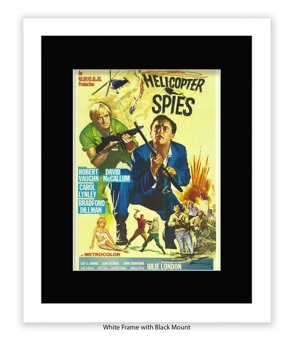 Helicopter Spies - Art Print