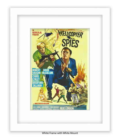 Helicopter Spies - Art Print