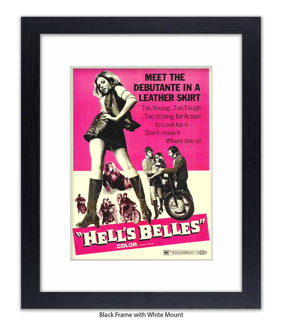 Hells Belles - Bikers - The Debutante - Skirt - Art Print