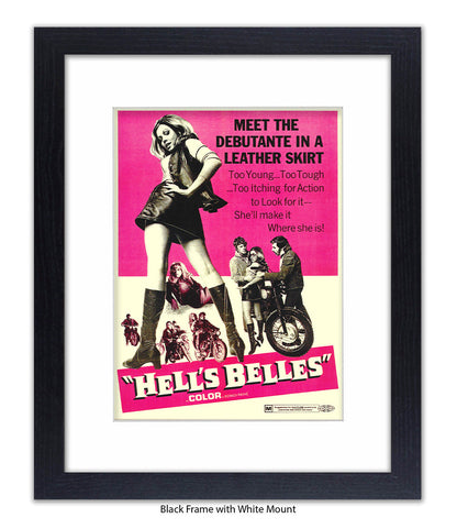 Hells Belles - Bikers - The Debutante - Skirt - Art Print