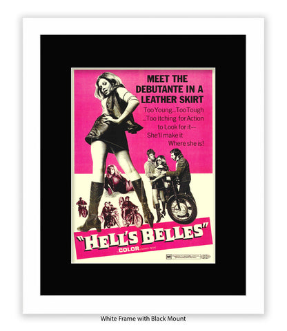 Hells Belles - Bikers - The Debutante - Skirt - Art Print