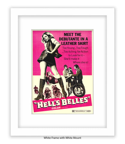 Hells Belles - Bikers - The Debutante - Skirt - Art Print