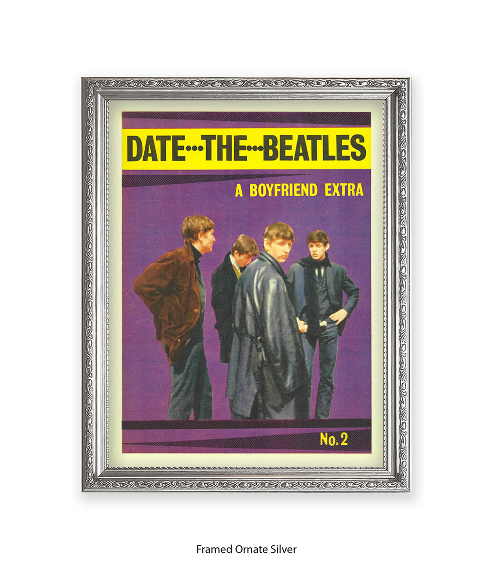 Date the Beatles No 1 Art Print
