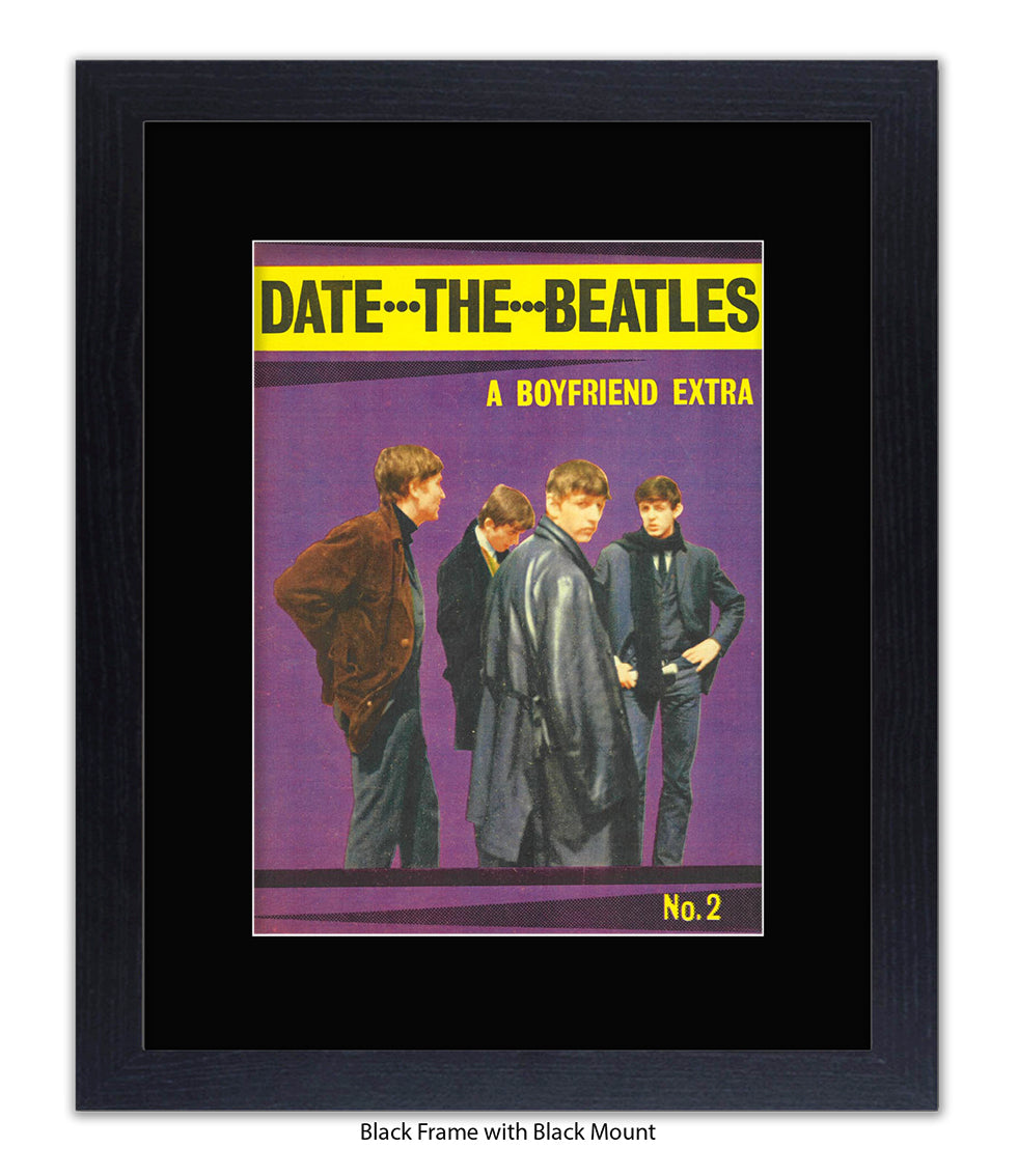 Date the Beatles No 1 Art Print