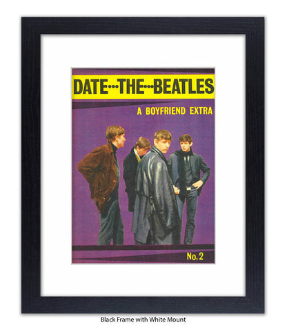 Date the Beatles No 1 Art Print