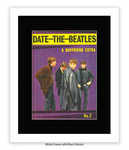 Date the Beatles No 1 Art Print