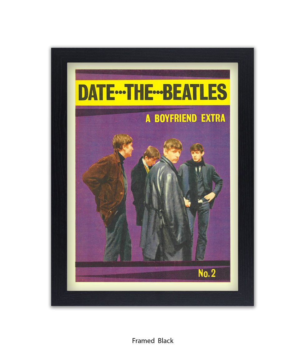 Date the Beatles No 1 Art Print