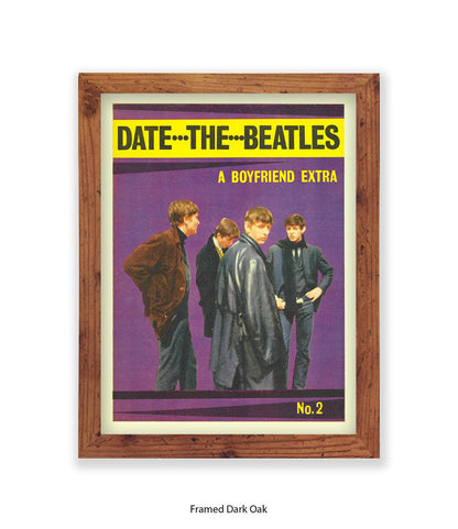 Date the Beatles No 1 Art Print