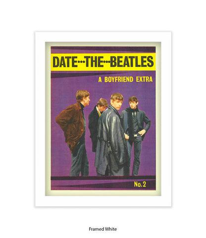 Date the Beatles No 1 Art Print