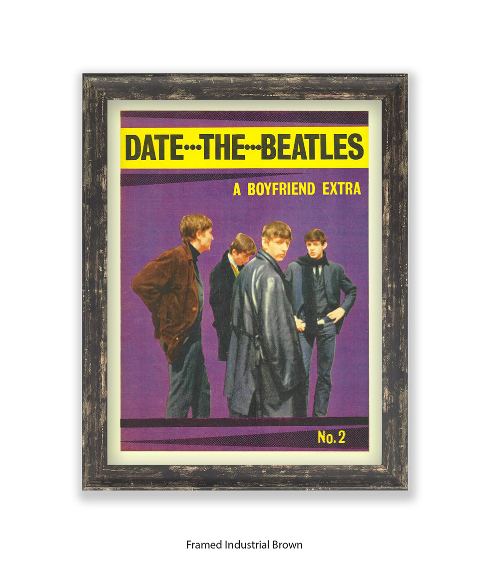 Date the Beatles No 1 Art Print
