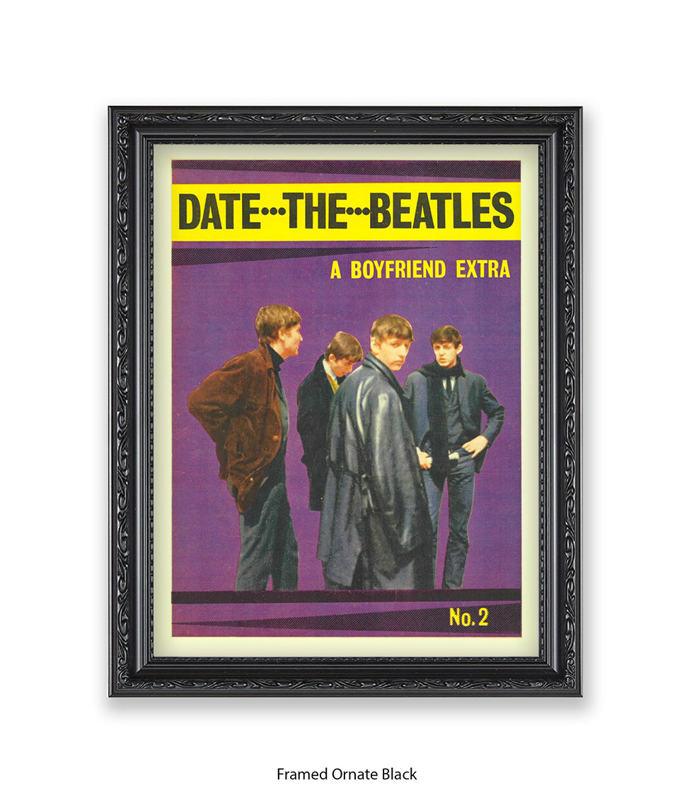 Date the Beatles No 1 Art Print