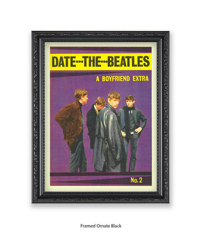 Date the Beatles No 1 Art Print