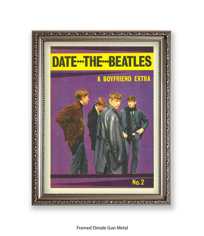 Date the Beatles No 1 Art Print