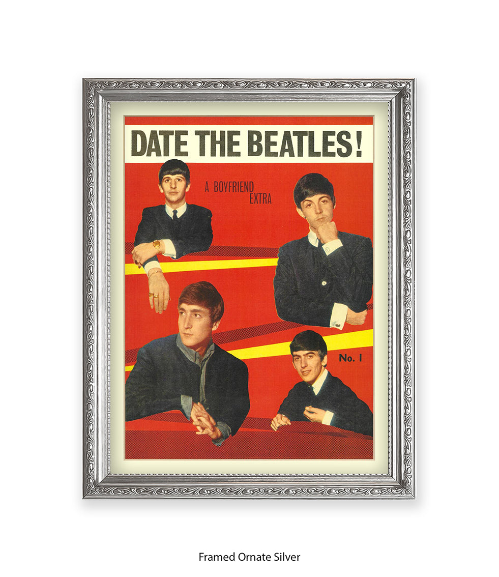 Date the Beatles No 2 Art Print