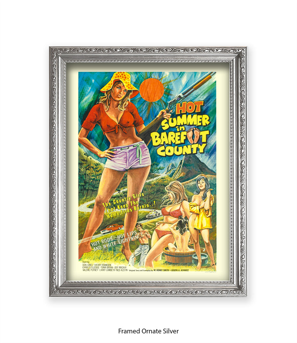 Hot Summer In Barefoot County - Art Print