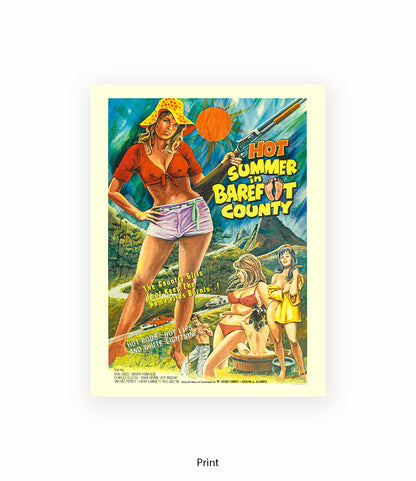 Hot Summer In Barefoot County - Art Print
