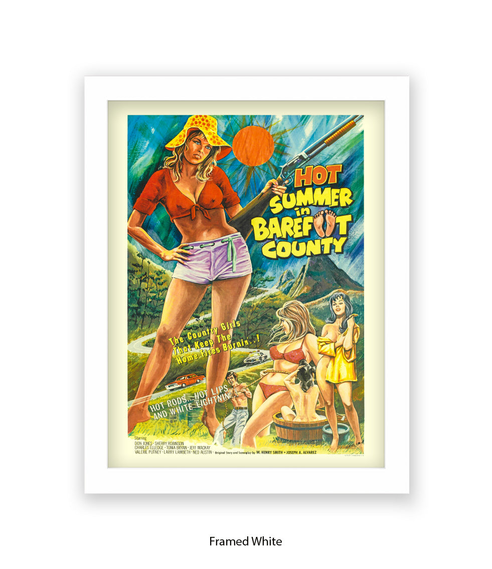 Hot Summer In Barefoot County - Art Print