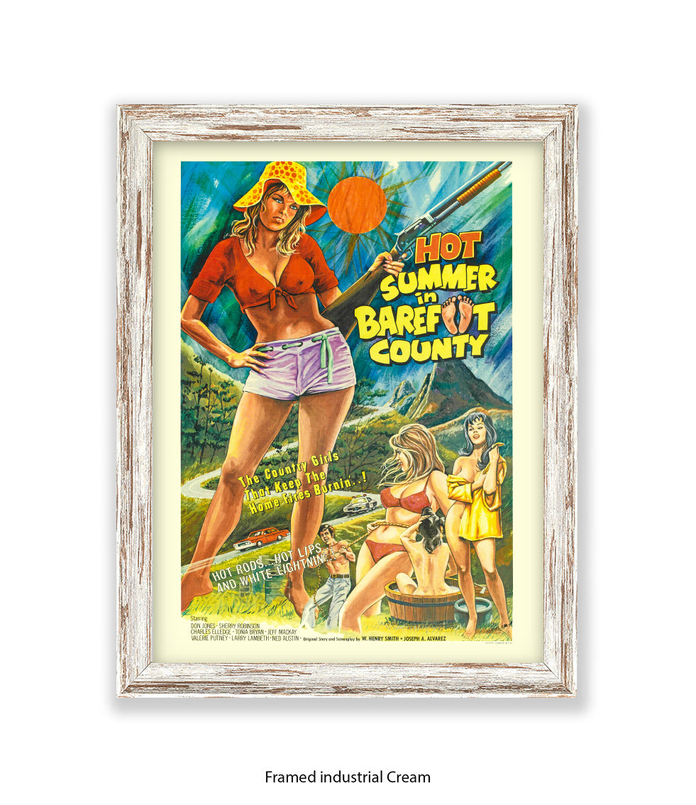 Hot Summer In Barefoot County - Art Print