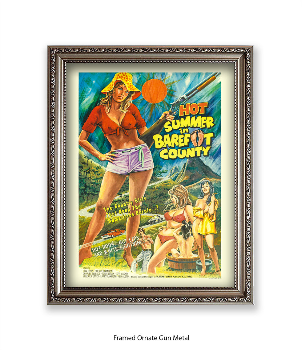 Hot Summer In Barefoot County - Art Print