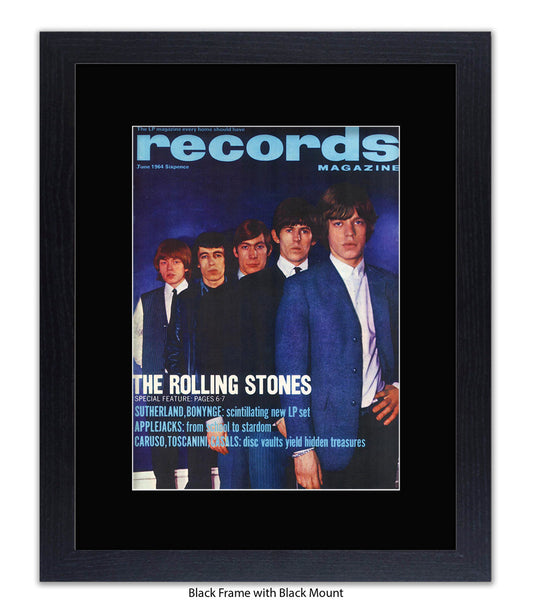 Records Magazine 1964 Art Print