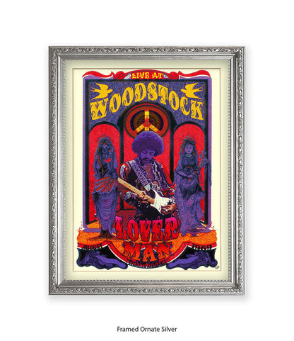 Loverman Woodstock Art Print